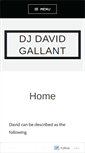 Mobile Screenshot of djdavidgallant.com